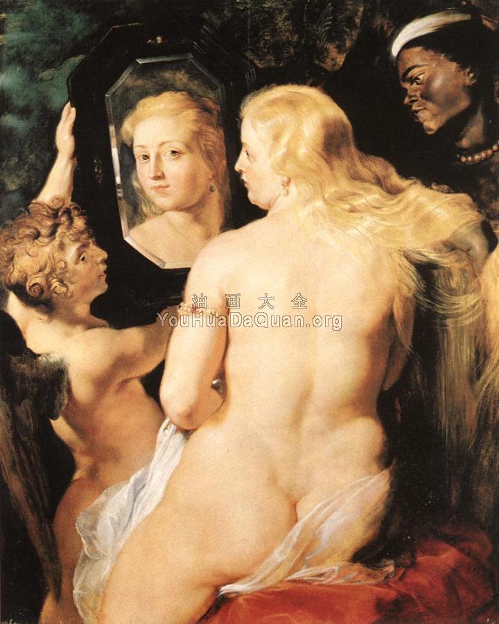 Venus at a Mirror - 彼得·保罗·鲁本斯